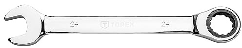 TOPEX Ratschenring-Maulschlüssel Gabelschlüssel Ratschen Schlüssel | Ratschenschlüssel Maulschlüssel Ringschlüssel Kombischlüssel, Chrom-Vanadium-Stahl, 8-24 mm, 24 mm