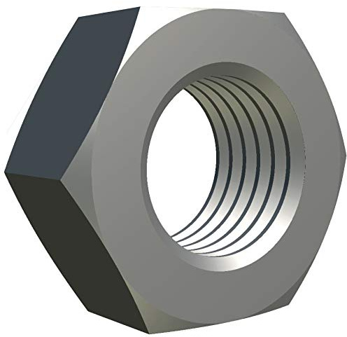 M5 Tuerca Hexagonal (Paquete De 100) Tuercas Hexagonales Con Acabado De Acero Aleado Cincado Para Perno Con Rosca Gruesa - Estándar Certificado DIN EN 24032 DIN934 (5mm)