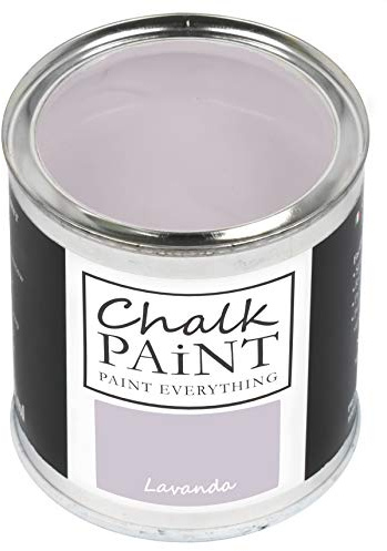Chalk Paint Everything® Lavanda Kreidefarbe Wasserbasis für Alle Oberflächen einfach zu verarbeiten ohne schlechten Geruch - Chalk Paint Extra Matt (250 ml)