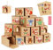 Calendario de Adviento para rellenar, 24 cajas de calendario de Adviento, calendario de Adviento,con 24 pegatinas de animales y números, calendario de Adviento DIY para manualidades y relleno
