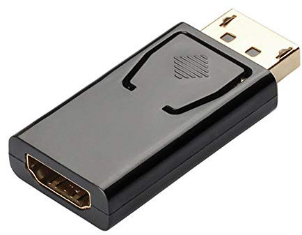U-K DisplayPort to HDMI Adapter Converter, Portable, DisplayPort Male to HDMI Female, 2-in-1, 2 Ports, 3A Current Rating