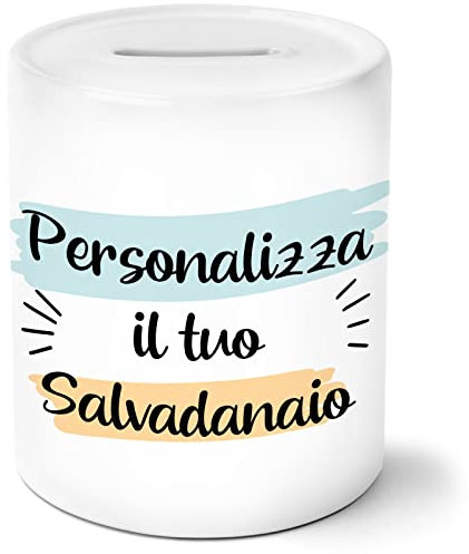 Woopers - Salvadanaio Personalizzato con Foto e Scritte