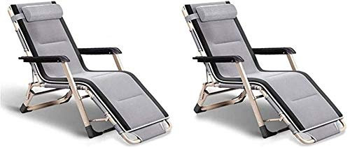 ADITAM Leichte, leichte Sonnenliege, Faltbare Gartenstühle, 2er-Set, zusammenklappbare Sonnenliege, zusammenklappbare Liege für den Außenbereich, Büro, Strand, Mittagessen, Gartenpause, Liegestühle,
