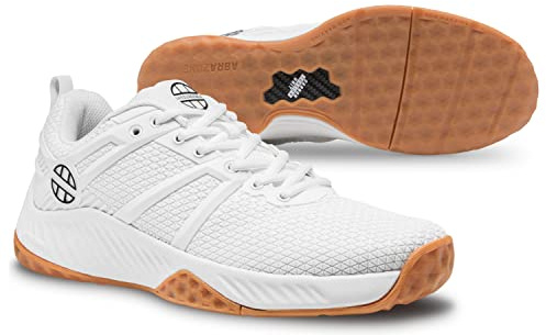 Unsquashable Tour-TEC White Squash Shoes – Designed & Tested Specifically for The Game of Squash – The World’s Most Technically Advanced Specialist Squash Shoe