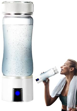 Eteslot Owiean Botella de Agua de Hidrógeno - Generador de Agua Rica en Hidrógeno, 420ML, USB Recargable