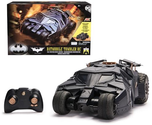 DC Comics Batman, Official Batmobile Tumbler RC, 1:15 Scale, 85th Anniversary Dark Knight Trilogy Special Edition Collectible Kids Toys for Boys Ages 4 and Up