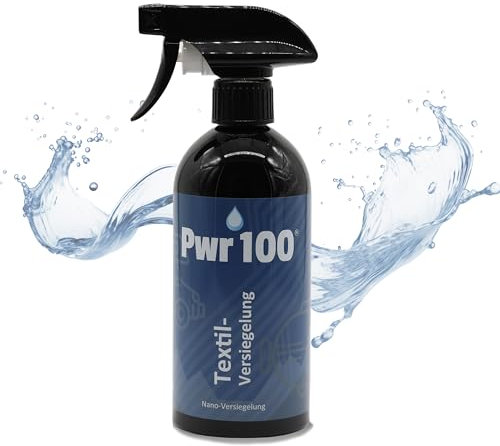 PWR100 TEXTIL-VERSIEGELUNG | Pflegt, konserviert, versiegelt Textilien im und am Wohnmobil, langanhaltende Nano-Schutzschicht gegen Wasser, Öl, Schmutz & Bakterien, Made in Germany