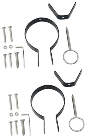 Mikinona 2sets Practical Spanish Ham Storage Rack Iron Ham Holder Stand Kitchen Holder