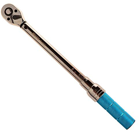 VBNCUUIOPO 1-400Nm Adjustable Torque Wrench Tools 1/2 1/4 3/8 High Precision Bicycle Bike Repairing Spanner Hand Tool (Color : 5 60Nm)