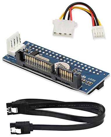 Zgehnao Adaptateur de carte convertisseur IDE 3,5 pour disque dur IDE 40 broches vers carte mère de données 7 + 15 broches