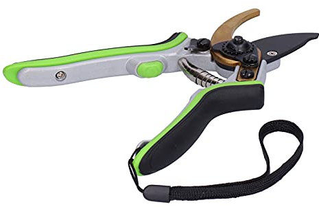 TOOLSGO Tijeras para podar árboles frutales Tijeras para ramas de jardín con ranuras antideslizantes Tijeras que ahorran trabajo para recortar plantas Cosechar verduras