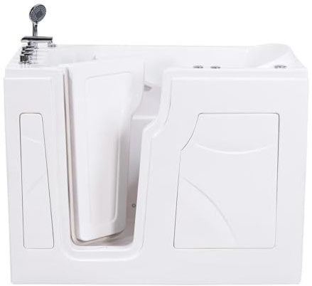 Ashford 1200 Whirlpool & Airspa Easy Access Walk-in Bath - Left Hand