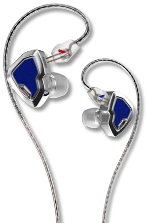Hidizs MS2 PRO - Auricolari Iem cablati, driver doppi magnetici da 10,2 mm, monitor in-ear Hybird 1DD+1BA, stampaggio integrato in lega di zinco, filtri pneumatici per musicisti audiofili, cavo OFC