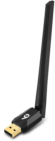 Glitfix Bluetooth Adapter 6.0 Mit Großer Übertragungsreichweite für PC Windows 11/10/8.1, USB Dongle für Maus, Tastatur, Kopfhörer, Handy, Controller