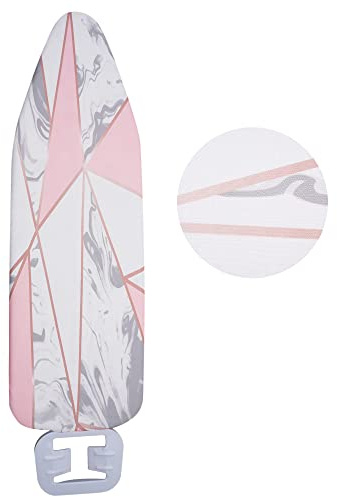 Wsetyy Ironing Board Covers, 137 x 47 cm Large Ironing Board Cover, Drawstring Cotton Iron Boards Replacement Cover for Steam Irons (Style 1)