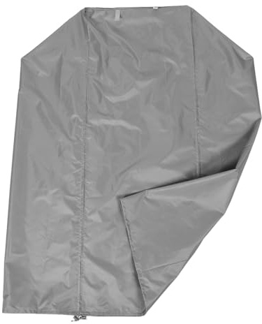 ARTSEWPLY Funda para Rejilla de Pan de Tela Oxford 420d Gris 59x72x163 Cm, Cubierta Antipolvo Reutilizable para Cocina, Panadería y Despensa, Protección Completa para Bandejas y Estantes