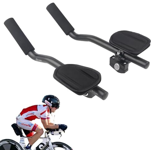 Repose-guidon de vélo Aero - Rallonge légère pour guidon de VTT, repose | bras antidérapant, design réglable en d'aluminium | Roues de , vélos de tourisme à haute vitesse