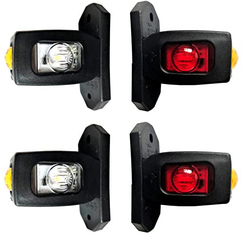 MelTruck® 4x LED Umrissleuchte Begrenzungsleuchte E9 für LKW PKW Anhänger 12V 24V SET