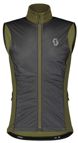 Scott Gravel Warm Merino Fahrrad Windweste fir grün/schwarz 2024: Größe: M (46/48)