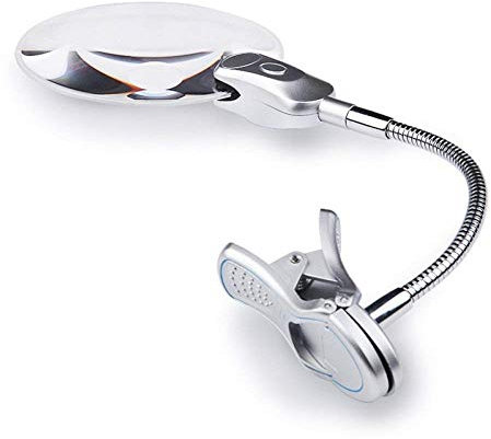 Lupen, beleuchteter Desktop-Clip, Lupenlampe, Alter Mann, Leseuhr, Reparatur, großer Spiegel, Kinder-Vergrößerungsspiegel