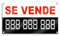 Cartel de Lona Se Vende 74x42 cm con Numeros Personalizables Venta de Pisos Locales Inmobiliaria (Se Vende)