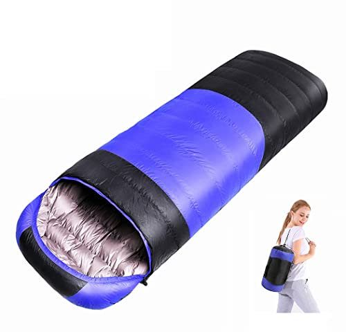 Schlafsack, Daunenschlafsack for Erwachsene, wasserdichter Reiseschlafsack for kaltes Wetter, leichte Rucksackschlafsäcke for Wanderungen im Freien