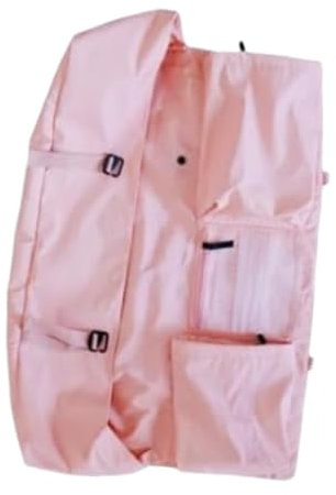 Perfeclan Yogamatten-Tasche, Yogamattenträger, modische Mehrzweck-Sporttasche mit Mehreren Taschen, Umhängetasche für, Rosa