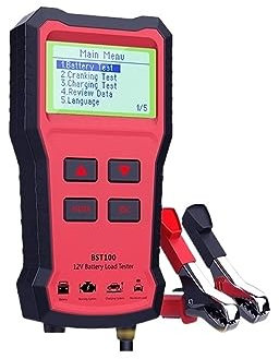Comprobador de Baterias, Probador de batería de coche BST100, Analizador de de batería, herramienta de escáner de circuito de prueba de arranque de carga automática for motocicleta,battery tester
