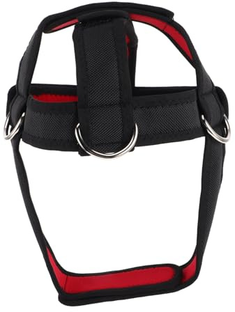 ibasenice Arnés Ajustable de Nylon para Entrenamiento de Cuello con Carga para Gimnasio y Ejercicios en Casa Que Mejora la Postura y Fortalece Músculos