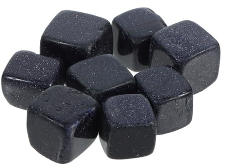 Amosfun Pierres de Refroidissement Quartz pour Whisky Glaçons Réutilisables Élégants pour Boissons Refroidit Rapidement sans Altérer Goût Cadeau pour Femmes