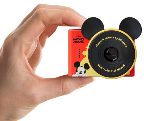 Mickey Mouse Official Licensed Kids Digital Camera & Video Camcorder, Selfie Dual Lens, 32GB SD Card, Birthday Gift for Boys & Girls Ages 3+ (Model A) by kiimento