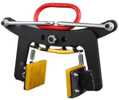 Sollevatore Lastre ad Anello di Sollevamento per Impieghi Gravosi, Pinza Sollevamento Pietra Forgiata in Acciaio Legato, per Costruzioni, Movimentazione Pietra(260kg/573lb)