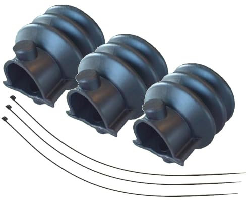 FKAnhängerteile 3 x Knott Faltenbalg Manschette für KR + KF7,5 KF13 KF17 KF20 + Kabelbinder