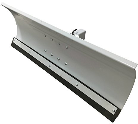 Schneepflug Schneeschild Universal 5 Fach verstellbar für Einachsermaschinen oder Rasentraktoren 125 x 40 cm Grau