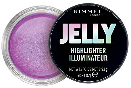 Rimmel London Jelly Highlighter, Long-lasting and Water Based Bouncy Formula for Dewy Skin Look, 20 Candy Queen (Rose Gold), 7.75 ml