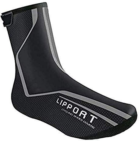 Men‘s Winter Cycling Shoes Covers,MTB Lightweight Waterproof Windproof Warmer Mountain Road Bike Cover Shoes for Outdoor Sports Gray
