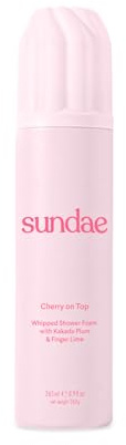 Sundae Cherry on Top Whipped Shower Foam with Kakadu Plum & Finger Lime 260g