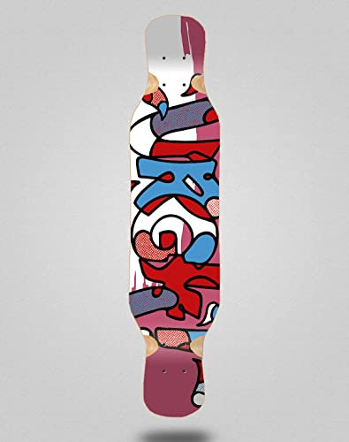 Urgh Skateboard Longboard Deck 46 x 10 Modern Pink