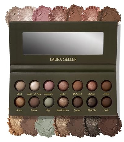 The Delectables 14 Multi-Finish Baked Eyeshadows - Long-Lasting Eyeshadows for Everyday (01 Earthy Essentials)