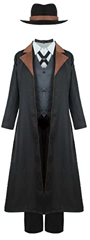 OSIAS Ensemble de costumes Nakahara Chuuya - Réplique de qualité supérieure avec un dimensionnement précis