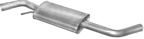 POLMO 30.240 Mittelschalldämpfer Mitteltopf mitte