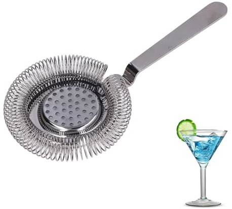 Cocktail Sieb Für Barkeeper, Edelstahl Cocktail Sieb Fein, Cocktailsieb Cocktail Shaker Edelstahl Für Alle Shaker, Hochwertiges Bar Zubehör