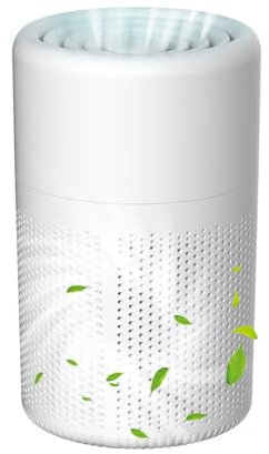 Purificador de aire, filtro de aire portátil, silencioso, eliminador de humo para el olor a polen en el dormitorio de la casa