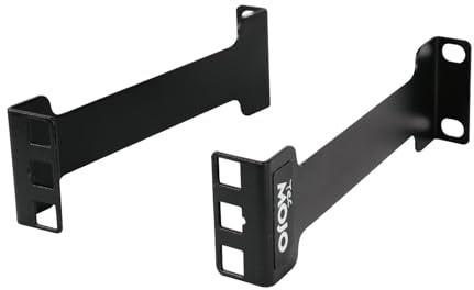 Tecmojo 1U Server Rack Depth Extender - 6inch / 15.15cm - TAA Compliant - Recessed Rack Adapter - Rack Mount Adapter Kit - Network Rack Extender