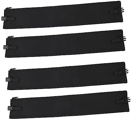 WATIIFUFU 4pcs Cable Management Sleeve Wire Protector Cover Neoprene Cord Organizer Zipper Cable Sleeve for Computer Tv