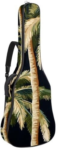 Nahtlose gepolsterte Gitarrentasche mit Schmetterlingsmuster, schützende Akustikgitarre, Gigbag für E-Bass, klassische Gitarre, Mehrfarbig 04, 42.9x16.9x4.7 in, Lässiger Tagesrucksack