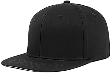 Zylioo Casquette snapback surdimensionnée XXL, chapeaux plats extra larges, casquette structurée vierge L M pour hommes et femmes
