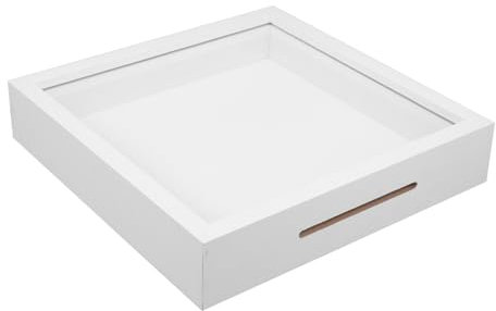 MUSISALY Caja De Sombra Para Recuerdos De Viaje y Entradas Marco De Exhibición Único Con Ranura Para Decoración De Escritorio y Pared Para Memorias De y Souvenirs