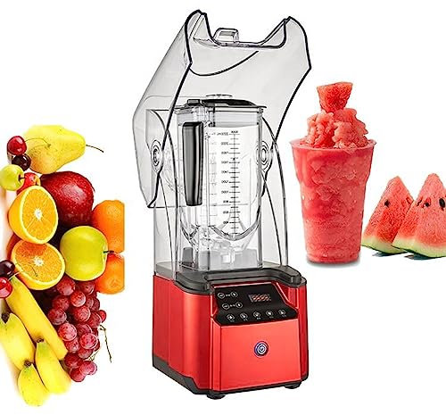 Smoothie Maker And Mixer 2000W - Blender For Shakes, Smoothies, Ice Crushing - 2000ML Capacity - Blend Frozen Fruits, Soups, Dry Grinding - Automatic Ice Crusher