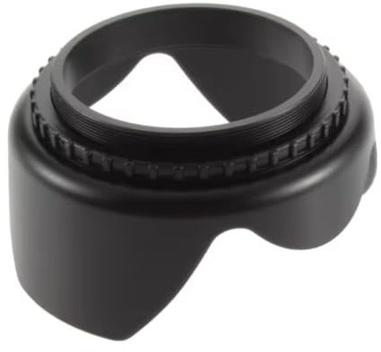 Rechange Pare-Soleil 58mm pour Objectifs Appareils Photo | Compatible avec Canon EOS 4000D 77D 80D 90D Rebel T8i T7i T6i T6s T6, Canon EF-S 18-55mm f/3,5-5,6 is Lens